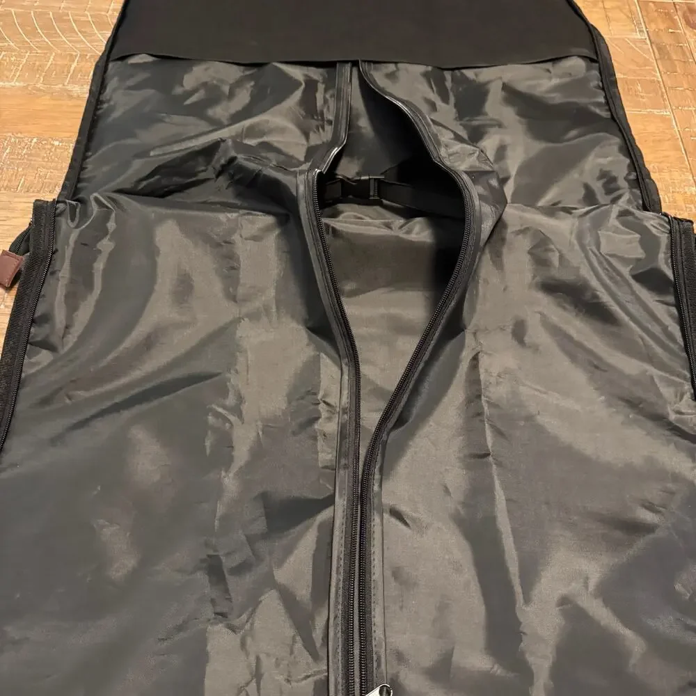 Baleine Garment Bag Travel Bag Suit Black and Brown Travel Traveller Business